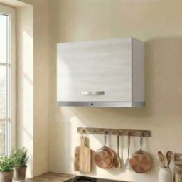 garneroarredamenti Pensile per cappa 60x48h cm 1 anta bianco frassinato Talise