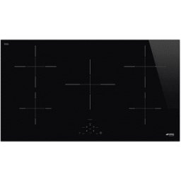SMEG SI2951D PIANO COTTURA A INDUZIONE, 5 zone di cottura, dimensioni: L 90 cm, P 51 piano in Vetroceramica, Nero