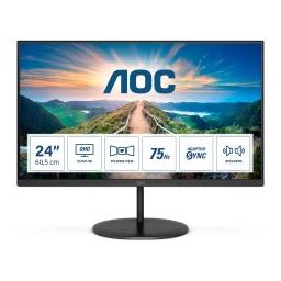 MONITOR AOC LED 23.8" Wide Q24V4EA IPS 2560x1440 4ms 250cd/mq 20.000.000:1 2x2W MM HDMI DP