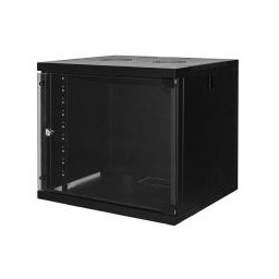 RACK LINK 19'' ARMADIO 9 UNITA' DA MURO(A)485x(L)540x(P)450mm ASSEMBLATO COLORE NERO - LK1909UN