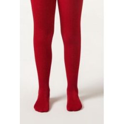 Calzedonia Collant Coprente 70 Denari Glitter da Bambina Bambina Rosso 6-8