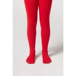 Calzedonia Collant Bambina 50 Denari Soft Touch Bambina Rosso 2-4