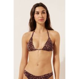 Calzedonia Triangolo Costume Brown Animalier Donna Marrone 4