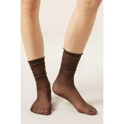 Calzedonia Calzini Velati Donna Marrone TU