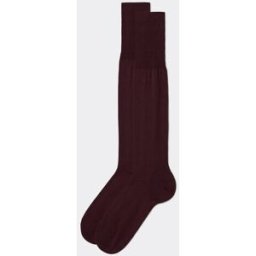 Calzedonia Calze Lunghe in Filo di Scozia Uomo Bordeaux 12M