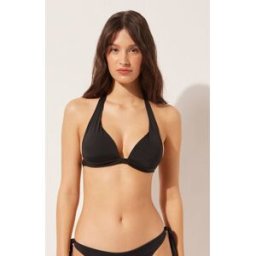 Calzedonia Triangolo Costume Imbottito Indonesia Donna Nero 2