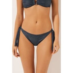 Calzedonia Slip Fiocchi Costume Glowing Python Donna Blu M