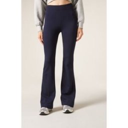 Calzedonia Pantaloni Flare Donna Blu L