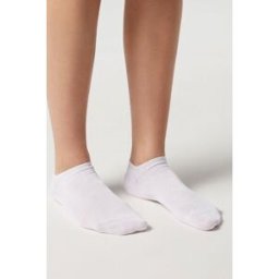 Calzedonia Pedulini in Cotone Uomo Bianco 34-36