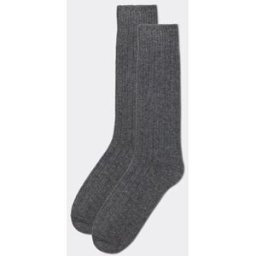 Calzedonia Calze Corte con Lana e con Cashmere Uomo Grigio 44-45