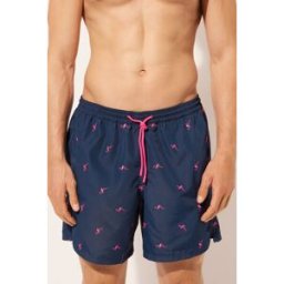 Calzedonia Boxer in Fantasia Uomo Costume Formentera Uomo Blu S