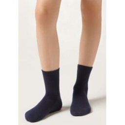 Calzedonia Calzini in Cotone Bambini Unisex Blu 37-39