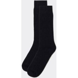 Calzedonia Calze Corte con Lana e con Cashmere Uomo Blu 44-45