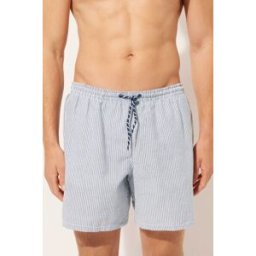 Calzedonia Costume Boxer a Righe Formentera Uomo Blu L