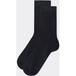 Calzedonia Calze Corte in Lana e Cotone Uomo Blu 44-45