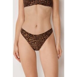 Calzedonia Slip Costume Wild Animalier Donna Marrone XL