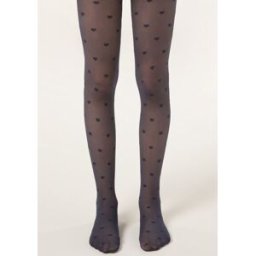 Calzedonia Collant Velati Fiocchi Bambina Bambina Blu 8-10