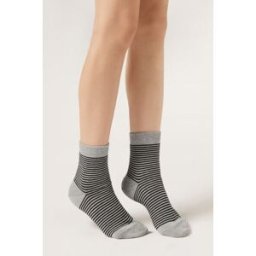 Calzedonia Calzini in Fantasia Bambini Unisex Grigio 29-32