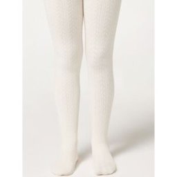 Calzedonia Collant Termici con Trecce Bambina Bambina Bianco 8-10