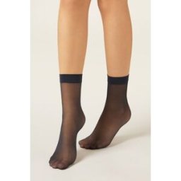 Calzedonia Calzini Velati 20 Denari Donna Blu TU