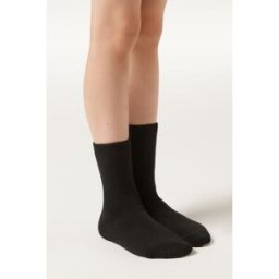 Calzedonia Calzini Termici Bambini Unisex Nero 25-28