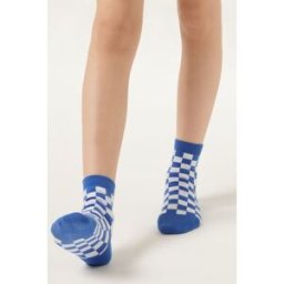 Calzedonia Calzini in Fantasia Bambini Unisex Blu 29-32