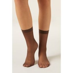 Calzedonia Calzini Velati 20 Denari Donna Marrone TU