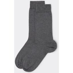 Calzedonia Calze con Cashmere Corte Uomo Grigio 44-45