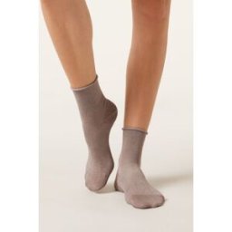Calzedonia Calzini con Brillantini Donna Naturale TU