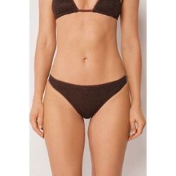 Calzedonia Slip Costume Metallic Glow Donna Marrone L