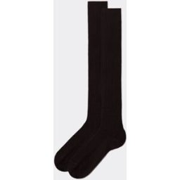 Calzedonia Calze Lunghe in Filo Di Scozia a Coste Uomo Marrone 40-41