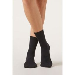 Calzedonia Calzini in Lana e Cotone Donna Blu TU
