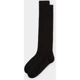 Calzedonia Calze Lunghe in Caldo Cotone Uomo Nero 42-43