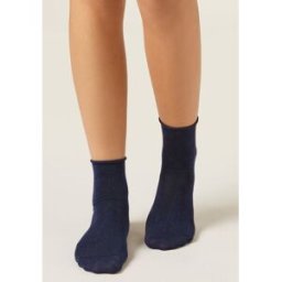 Calzedonia Calzini con Brillantini Donna Blu TU