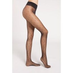 Calzedonia Collant Velati a Pois 20 Denari Donna Nero 3