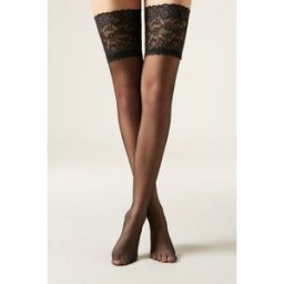Calzedonia Autoreggenti 20 Denari Opache Donna Nero 3/4