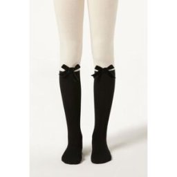 Calzedonia Collant Longuette in Cotone Bambina Bambina Bianco 2-4
