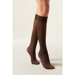 Calzedonia Gambaletti in Microfibra Semicoprenti 30 Denari Donna Marrone TU