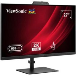 ViewSonic Mon 27ips 2k Qhd Hdmi Usbc Webcam Vg2741v-2k Mm Dp Pivot