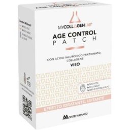 MyCollagenLab Age Control Patch Contorno Occhi Levigante e Rimpolpante, 4 patch + Siero da 30ml