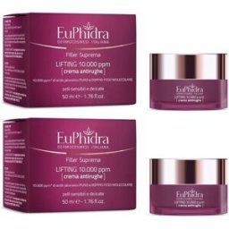 Euphidra Crema Lifting Antirughe 10000 ppm 2x50 ml