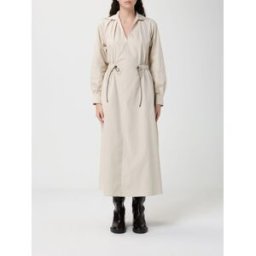 Max Mara Abito chemisier in cotone Beige Taglia 40