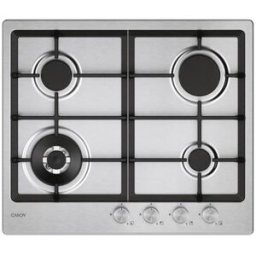 Candy Chg6bf4wtx Piano Cottura A Gas 4 Fuochi 60 Cm Piano In Acciaio Spazzolato