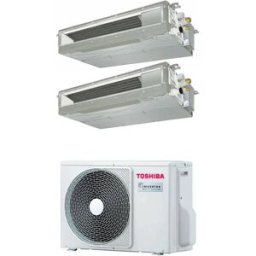 Toshiba Climatizzatore Canalizzabile Ribassata Dual Split 7000+9000 7+9 Btu Ras-2m14g3avg-E Inverter R32 A+++