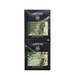 Apivita Maschera Viso Argilla Verde Detersione 2x8ml