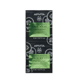Apivita Maschera Viso Idratazione Intensa Cetriolo 2x8ml