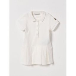 Moncler Abito a polo in cotone stretch Naturale Taglia 9M
