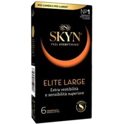 THERAS CONSUMER HEALTH Srl Skyn Elite Preservativi Large Extra Large Senza Lattice Ultrasottili 6 Pezzi
