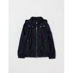 Moncler Giacca a vento in nylon Blue Navy Taglia 8