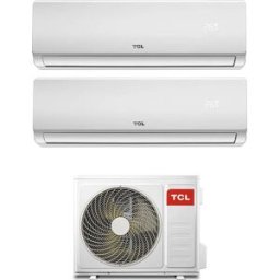 TCL Sn09f2s0-Sn12f2s0 Mt1821 Climatizzatore Dual Split Inverter 9000 + 12000 Btu Condizionatore Con Pompa Di Calore Classe A++/a+ Gas R32 (Unità Interna + Unità Esterna) - Sn09f2s0-Sn12f2s0 Mt1821 Serie F2 Elite Series